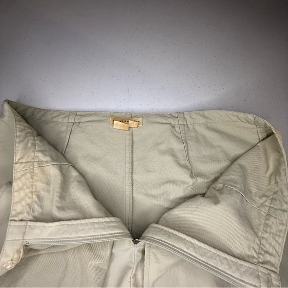 Royal Robbins Hiking Skort Beige Nylon Wrap Shorts Zip Pocket Women’s Size 12 - Picture 6 of 10